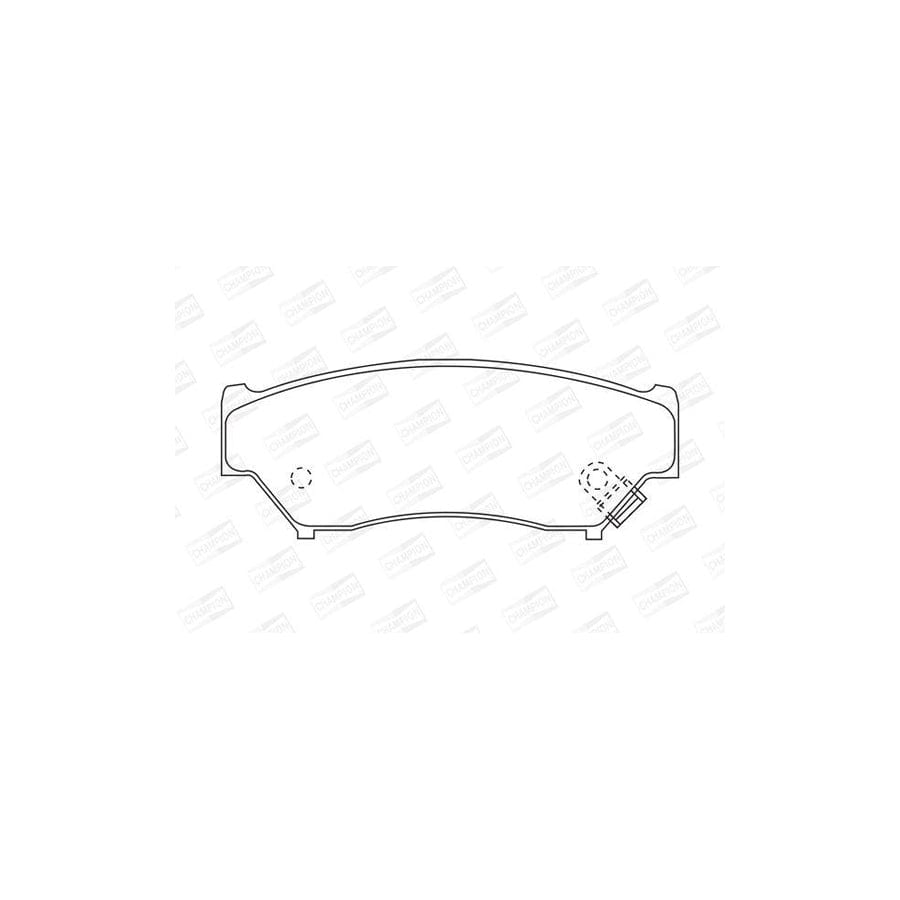 Champion 572247Ch Brake Pad Set