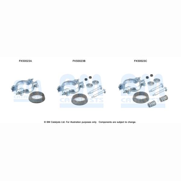 BM CATALYSTS FK50023B Exhaust System Mounting Kit