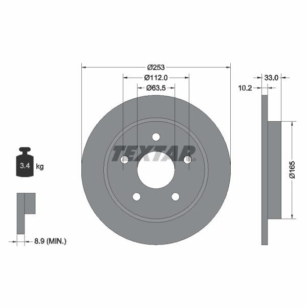 HERTH+BUSS JAKOPARTS J3272010 Brake Caliper Guide Sleeve Kit
