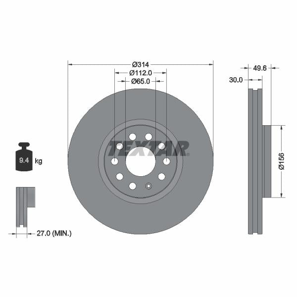 AUTOFREN SEINSA D7-111C Brake Caliper Guide Sleeve Kit
