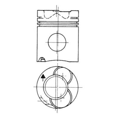 KOLBENSCHMIDT 90221600 Piston
