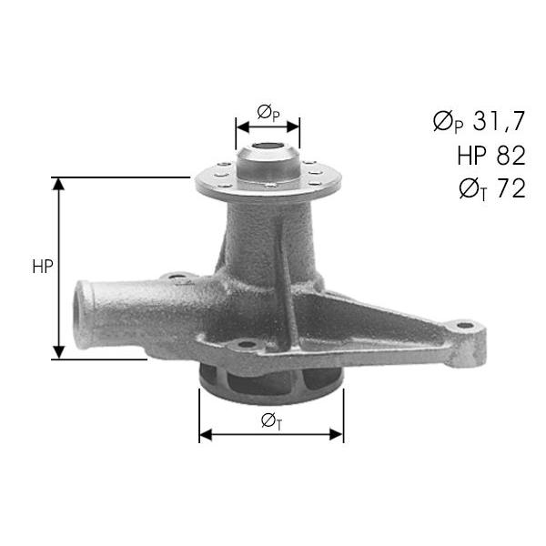 DOLZ A123 Water Pump