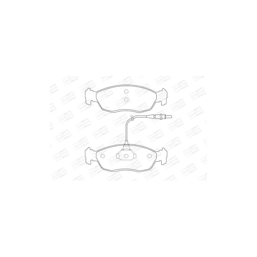 Champion 571509Ch Brake Pad Set