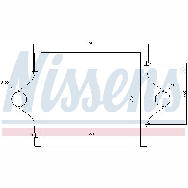 NISSENS NIS96964 Charge Air Cooler