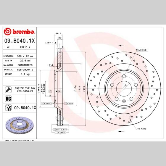 TOURMAX BCF-139 Disc Brake Caliper Repair Kit
