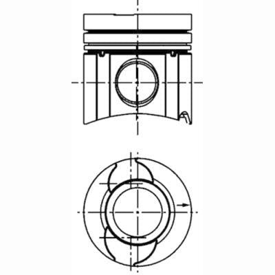 KOLBENSCHMIDT 40374602 Piston