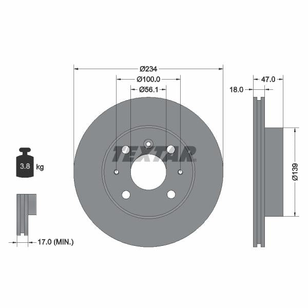 HERTH+BUSS JAKOPARTS J3272003 Brake Caliper Guide Sleeve Kit