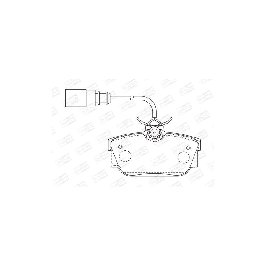 Champion 573049Ch Brake Pad Set