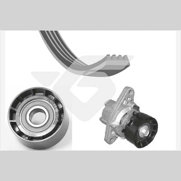HUTCHINSON HUKHV158 V-Ribbed Belt Set