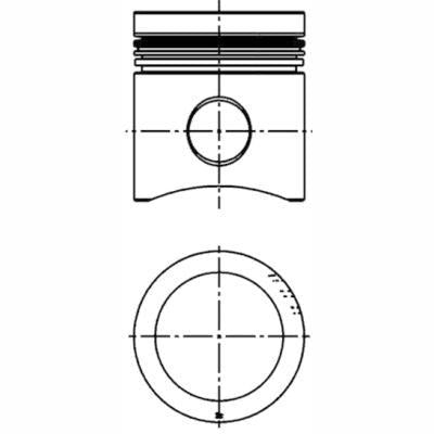 KOLBENSCHMIDT 99548600 Piston