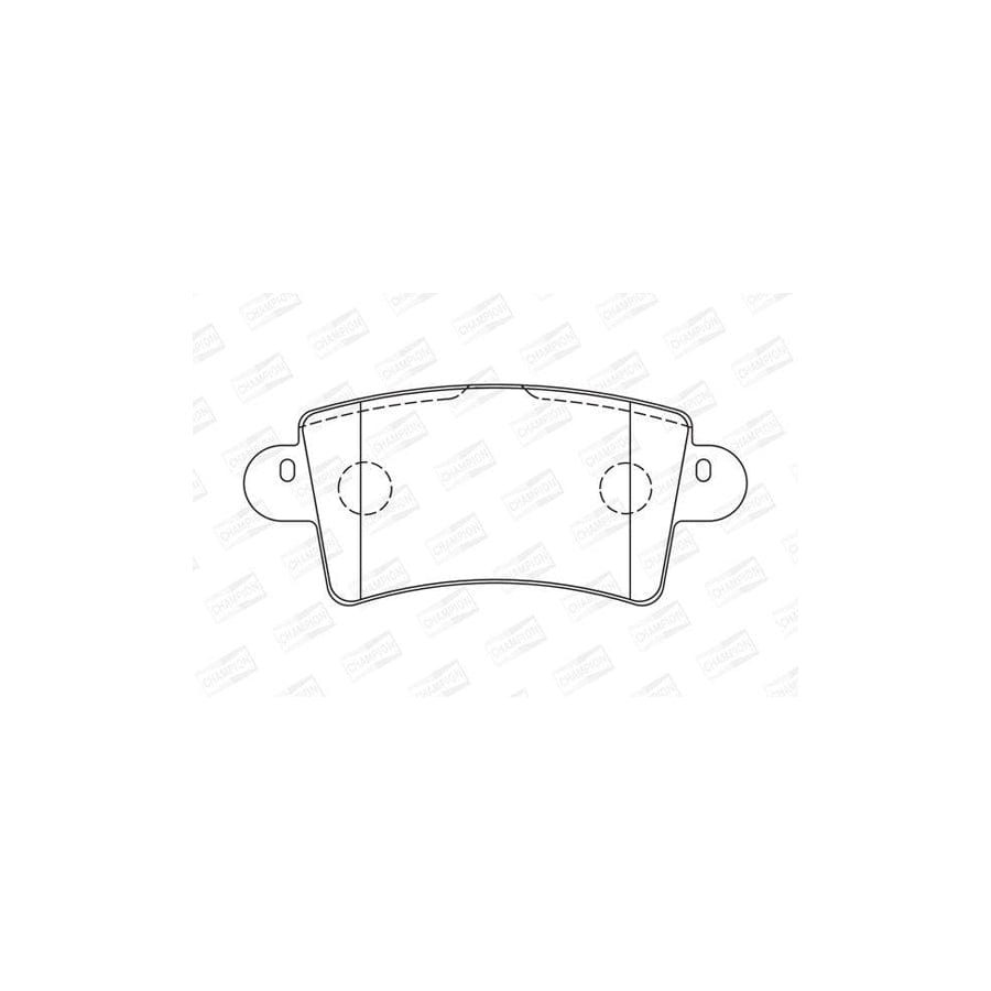 Champion 573055Ch Brake Pad Set