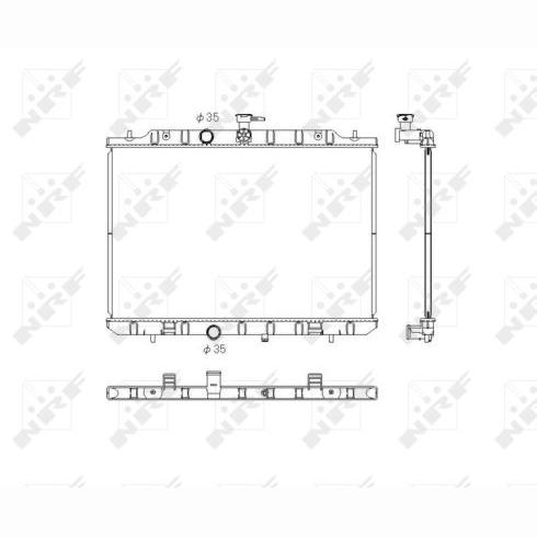 NRF NRF53762 Engine Radiator