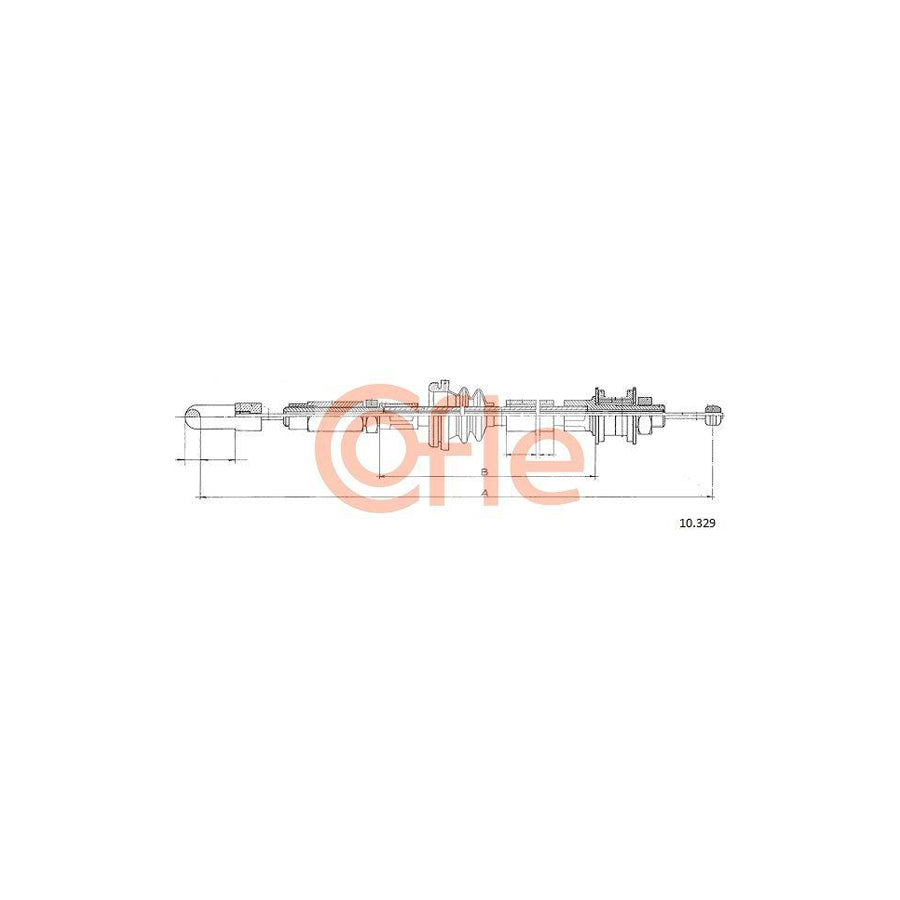 Cofle 10.329 Clutch Cable for VW Lt