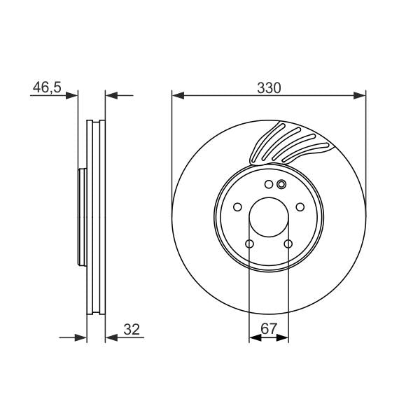 WABCO 9617232160 Parking Brake Valve