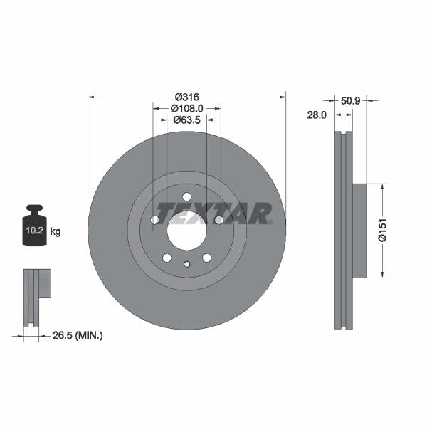 AUTOFREN SEINSA D7-165C Brake Caliper Guide Sleeve Kit
