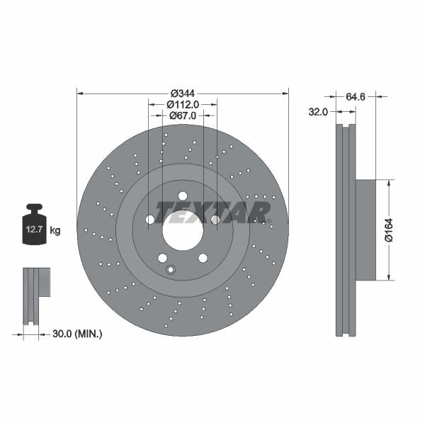 OE BMW 34211162774 Brake Disc Splash Guard