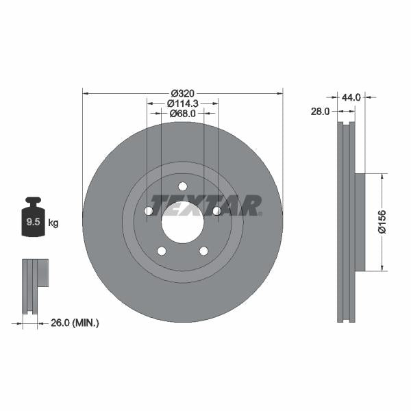 AUTOFREN SEINSA D7-212C Brake Caliper Guide Sleeve Kit