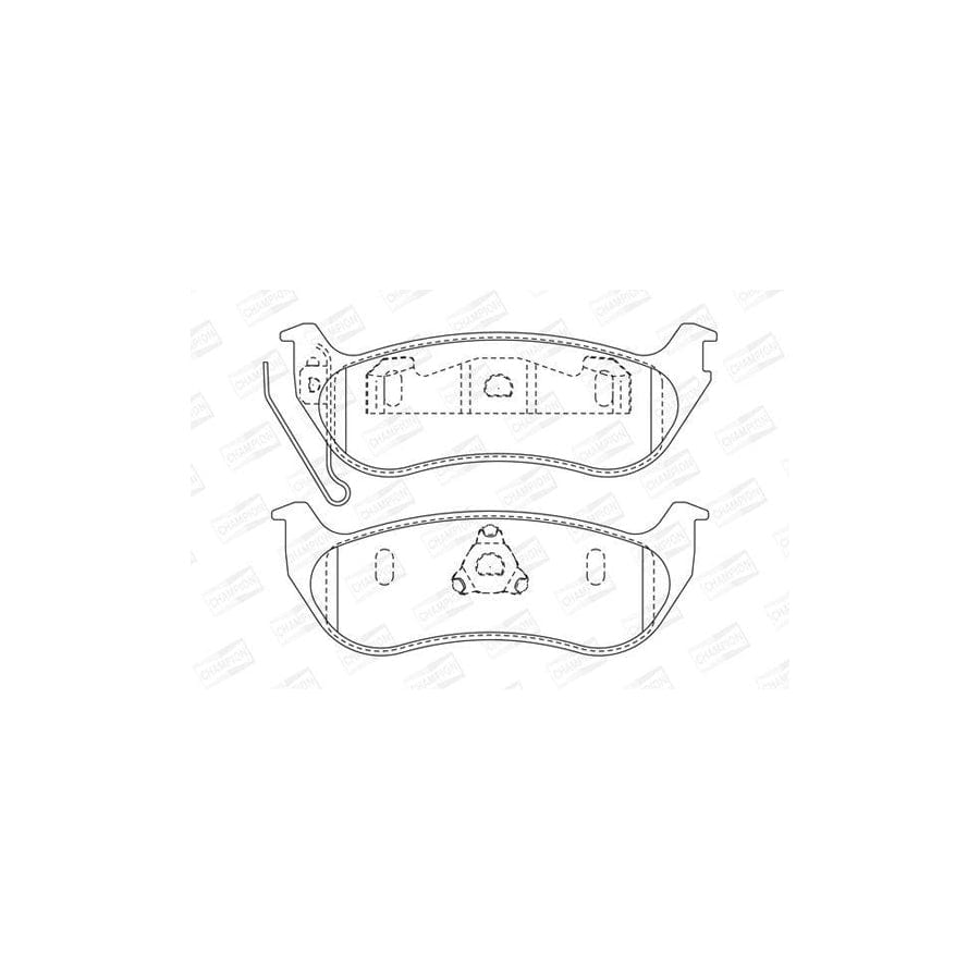 Champion 573683Ch Brake Pad Set