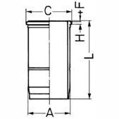 KOLBENSCHMIDT 89366110 Cylinder Liner
