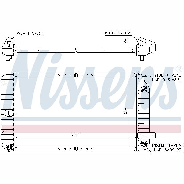 NISSENS NIS609191 Engine Radiator