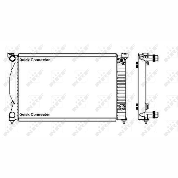 NRF NRF50543A Engine Radiator