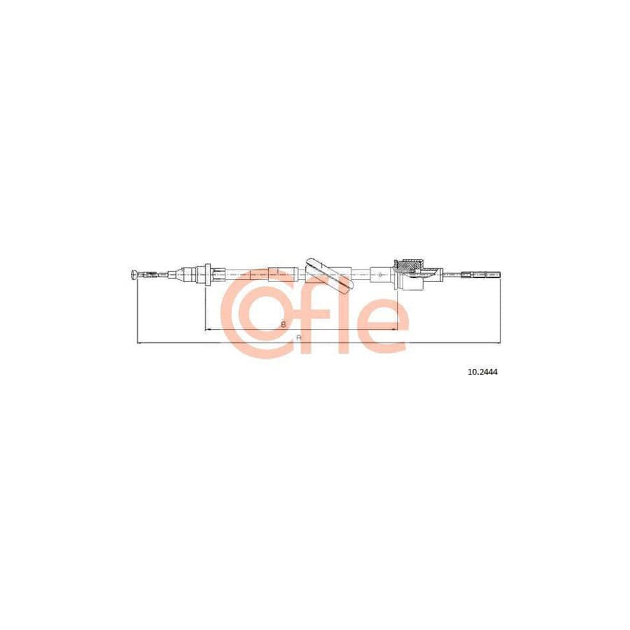 Cofle 92.10.2444 Clutch Cable for Ford Transit