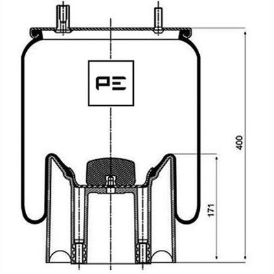 PETERS 084.105-74 Air Suspension Bellow