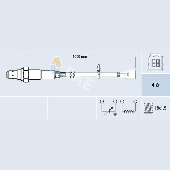 FAE AE77299 Lambda Sensor