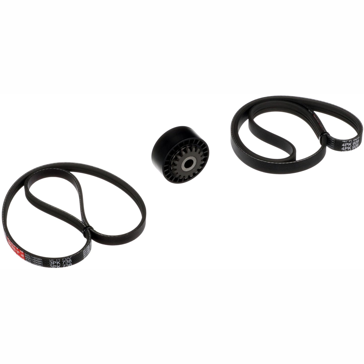 GATES GATK033PK738 V-Ribbed Belt Set