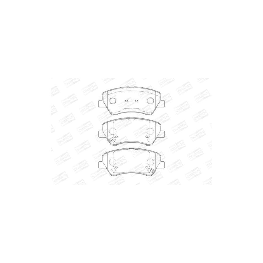 Champion 573406Ch Brake Pad Set