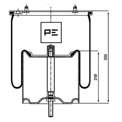 PETERS 084.119-72 Air Suspension Bellow