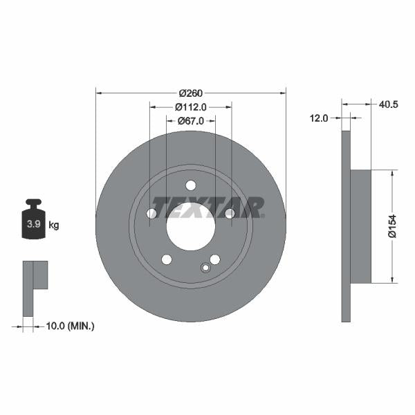 AUTOFREN SEINSA D7-249C Brake Caliper Guide Sleeve Kit