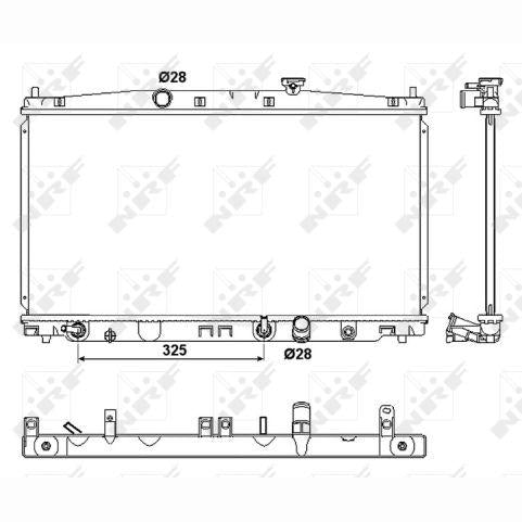 NRF NRF53094 Engine Radiator