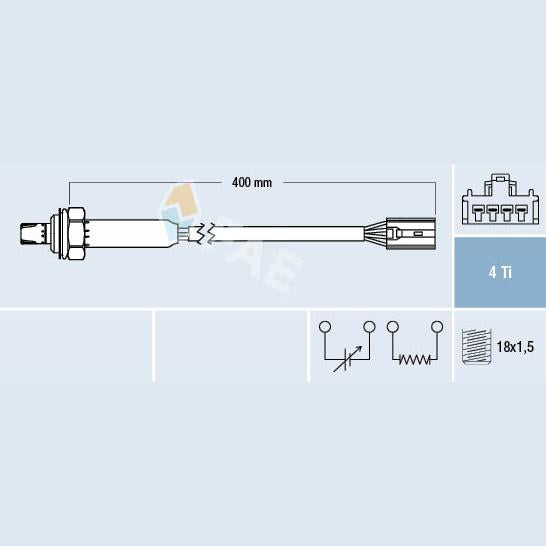 FAE AE77357 Lambda Sensor