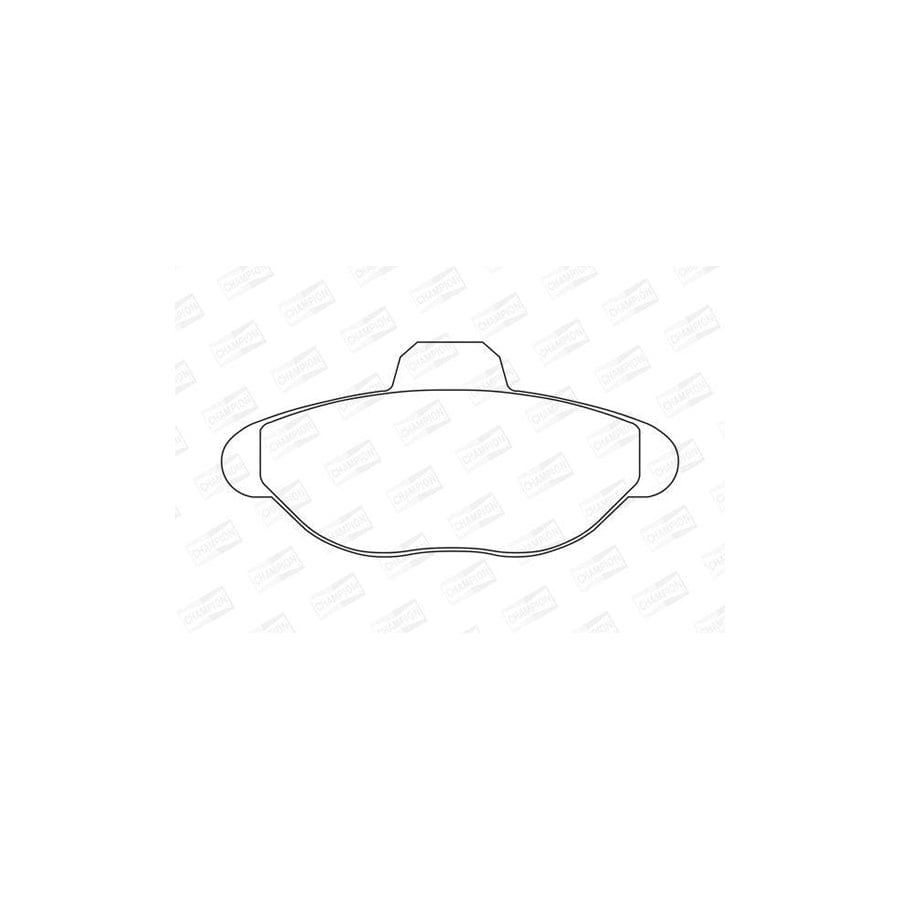 Champion 571749Ch Brake Pad Set