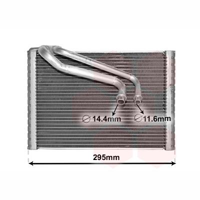 VAN WEZEL WEZ1700V443 Air Conditioning Evaporator