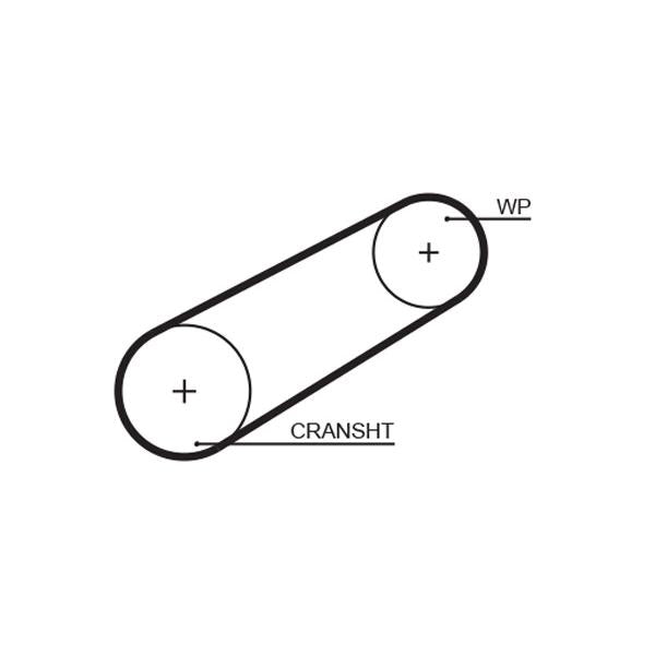 GATES GAT5042 Timing Belt