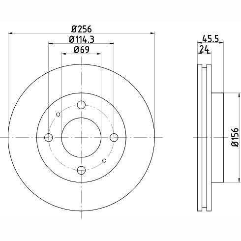 WABCO 8977530204 Brake Caliper Guide Bellow