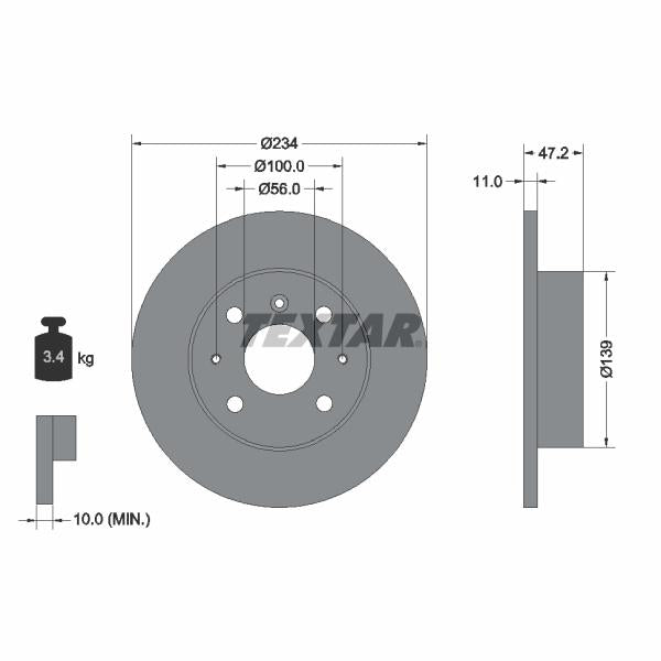 QUICK BRAKE QB113-1397X Brake Caliper Guide Sleeve Kit
