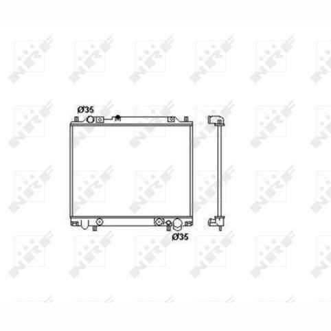 NRF NRF55344 Engine Radiator