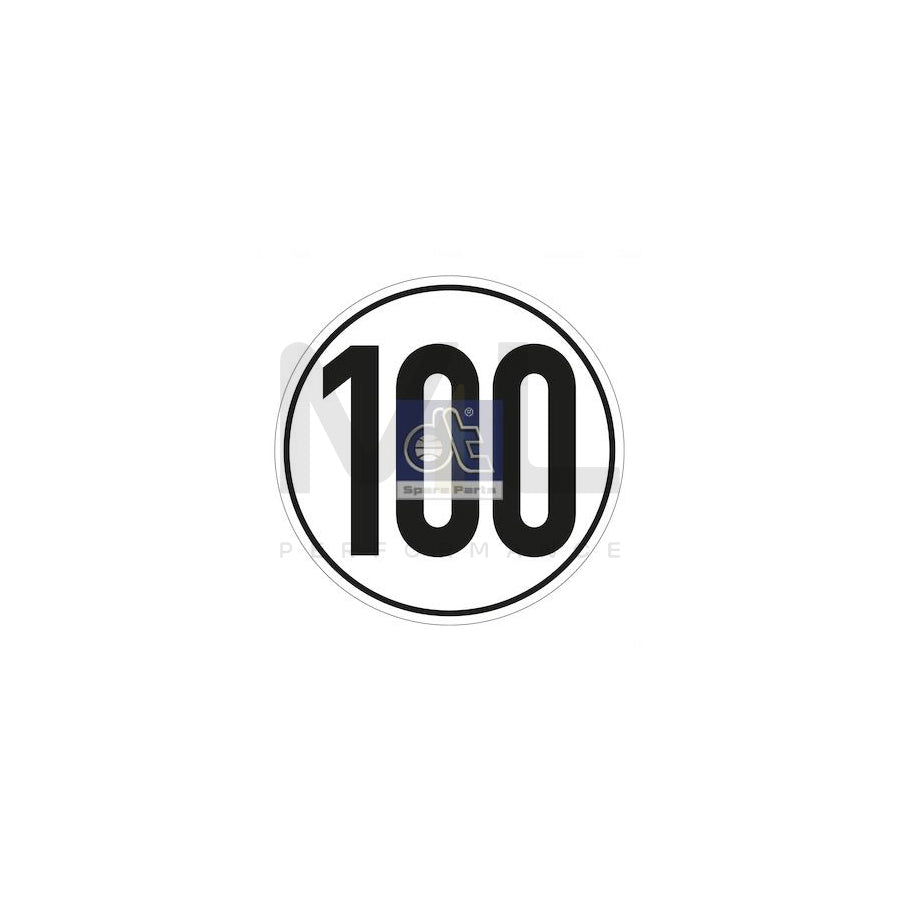 DT Spare Parts 9.69430 Speed Sign