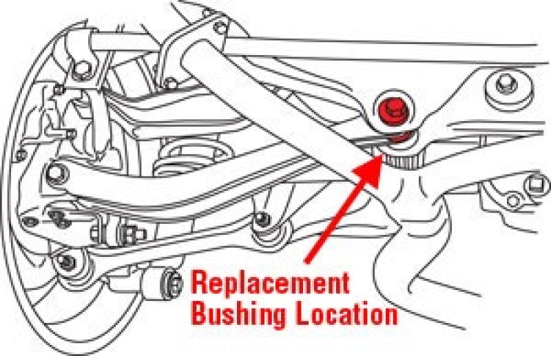 SPC Performance 00-09 Subaru Outback Rear Toe/Cam & Bushing Kit