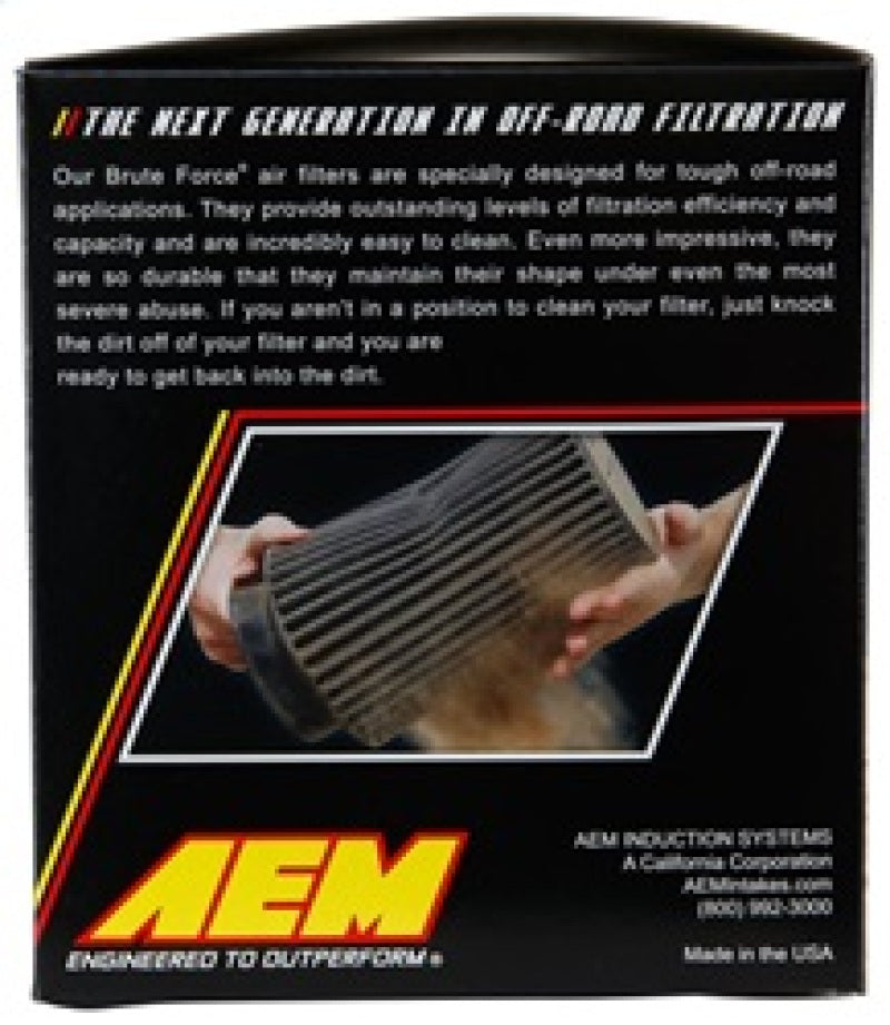 AEM Induction AEM 3 in x 5 in Dryflow Air Filter