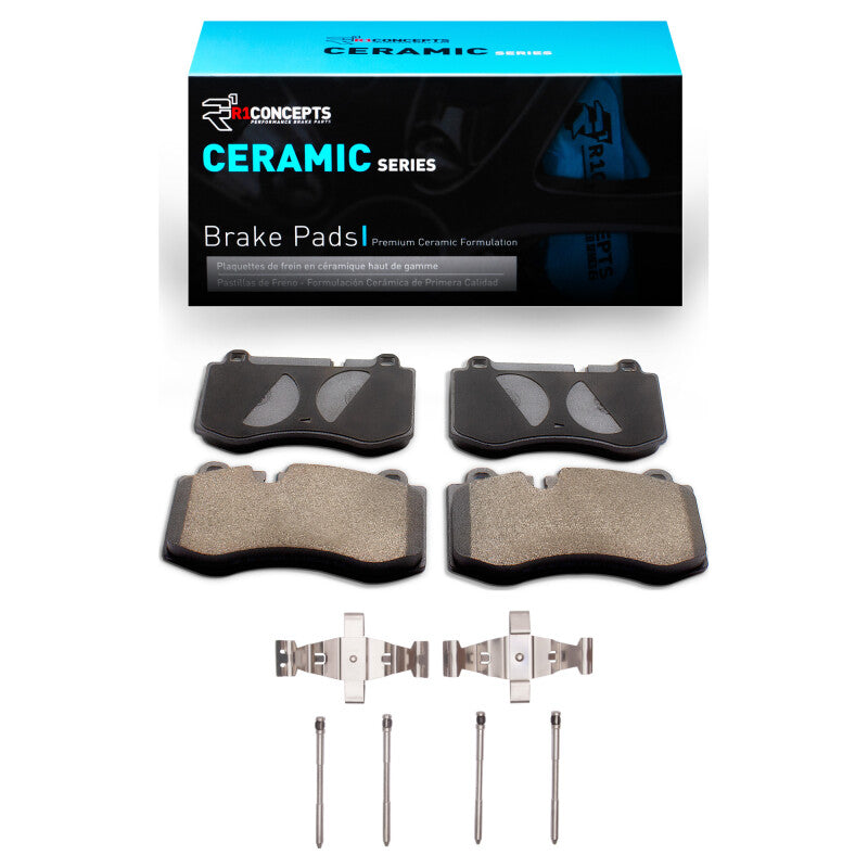 R1 Concepts R1 07-14 Mercedes-Benz S400 (USA) Front Ceramic Pads & Hardware Kit