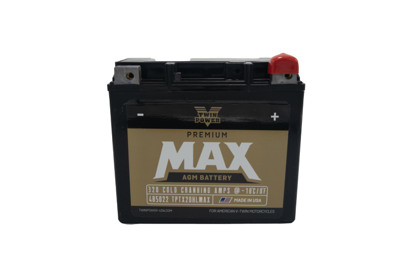TwinPower Twin Power GYZ-20HL Premium MAX Battery Replaces H-D 65989-97A Made in USA 320 CCA