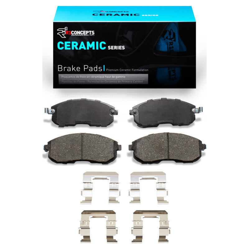 R1 Concepts R1 2007-2014 Suzuki SX4 Front R1 Ceramic Pads & Hardware Kit