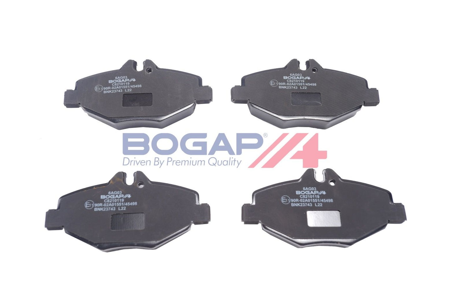 BOGAP C8210119 Brake Pad Set, Disc Brake