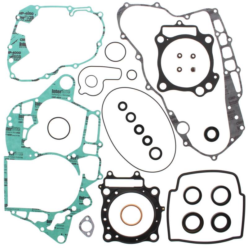 Vertex Pistons Vertex Gaskets 04-05 Honda TRX450R Complete Gasket Kit w/ Oil Seals