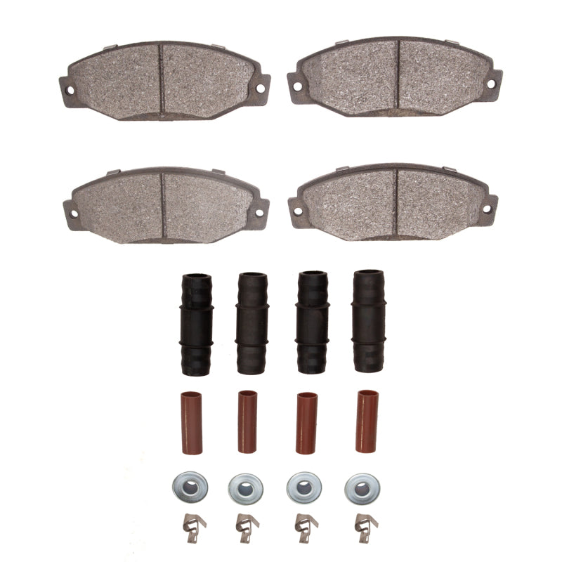 DFC 88-90 Dodge Monaco Front 5000 Advanced Semi Metallic Brake Pads and Hardware Kit