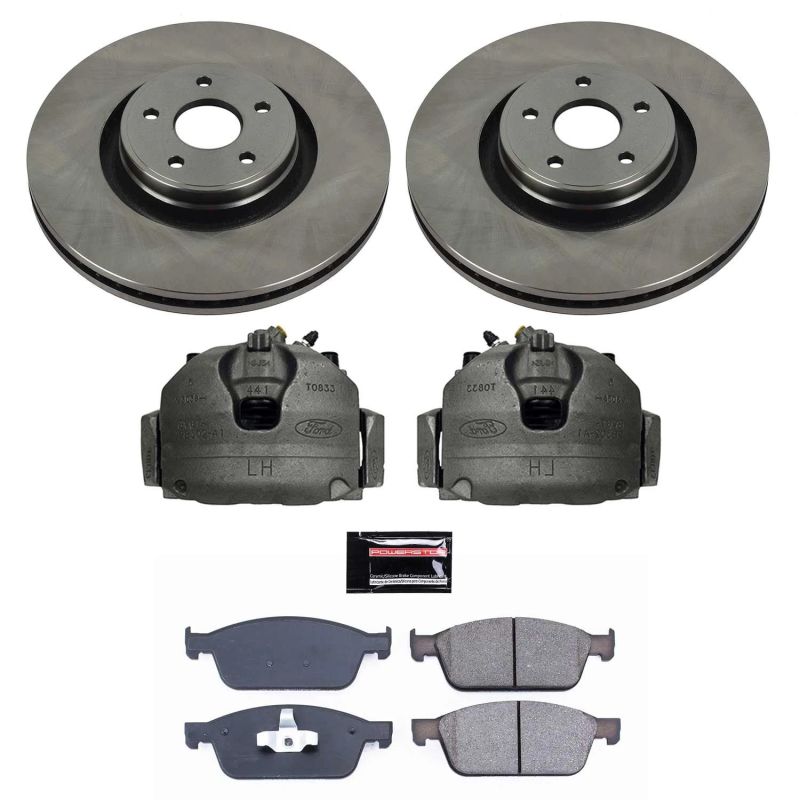 PowerStop Power Stop 13-14 Ford Focus Front Autospecialty Kit w/Cals